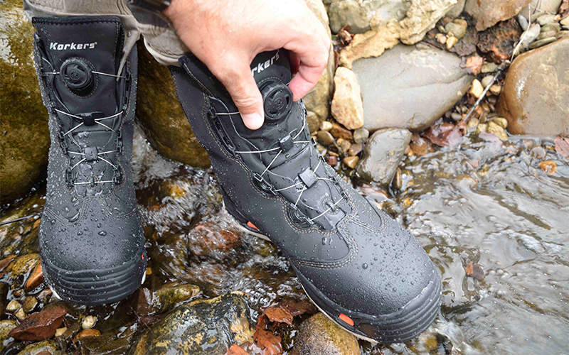 Korkers boa wading outlet boots