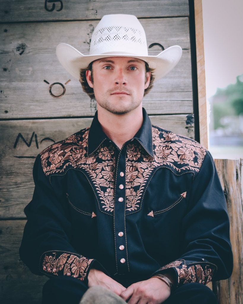 Cowboy style men's on sale clothing