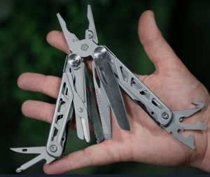 GRITR R3 13-In-1 Dolomite Stainless Steel Camping Survival EDC Pocket Multitool