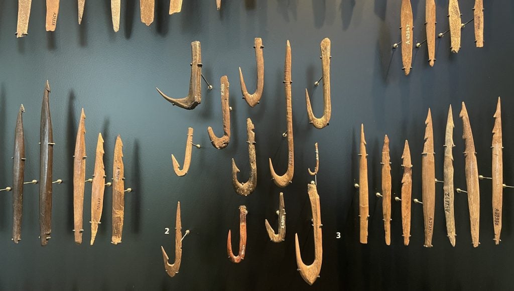 Ancient fishing hooks