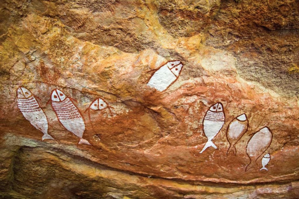 Fish Cave Paintings