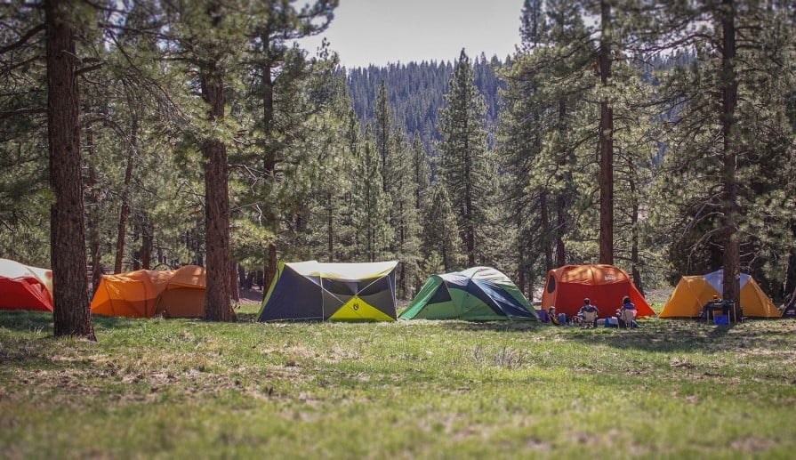 different types of camping tents