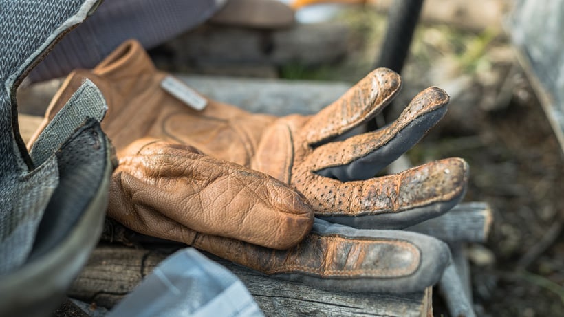 Leather Hunting Gloves