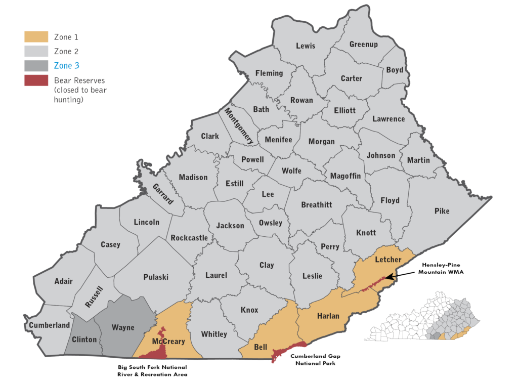 bear hunt zones ky 2025 season