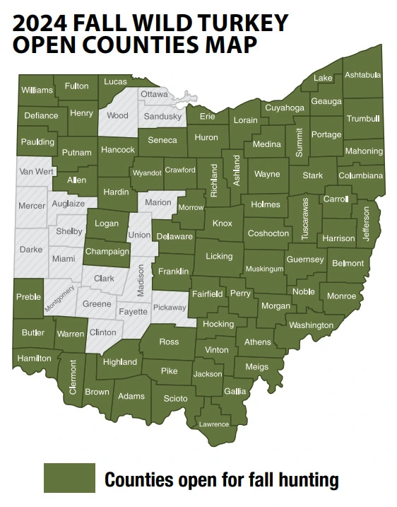 fall-turkey-open-counties-map-ohio