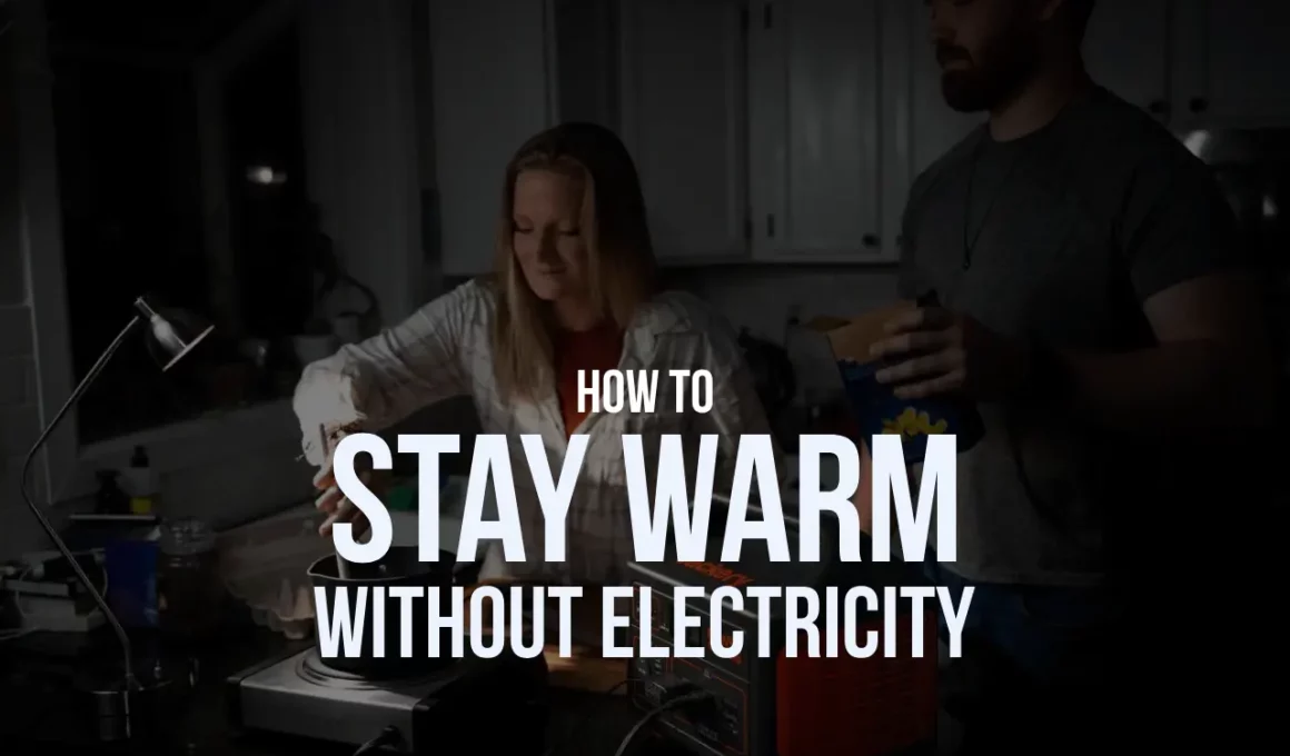 how to stay warm without electricity