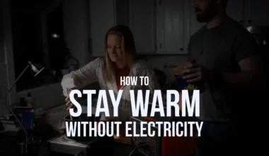 how to stay warm without electricity