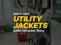 How to Wash A Utility Jacket: Rain Jacket, Puffer, Tech Fleece