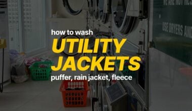 how to wash utility jacket