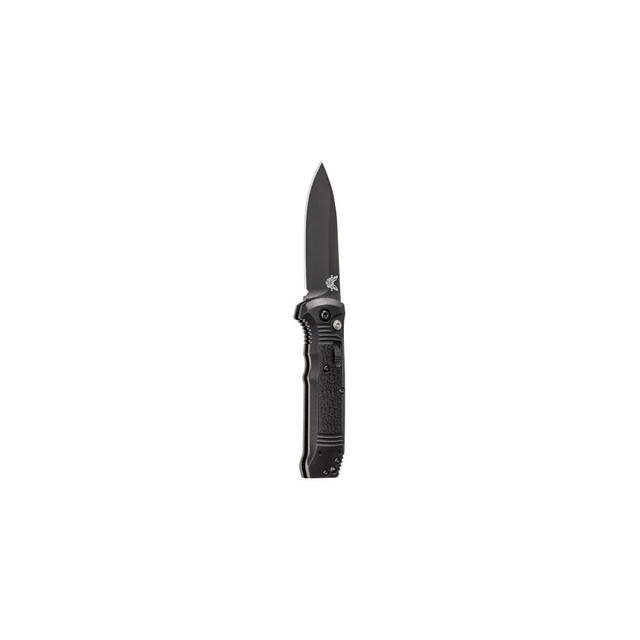 BENCHMADE Casbah 3.4in Automatic Drop Point Black Knife (4400BK)