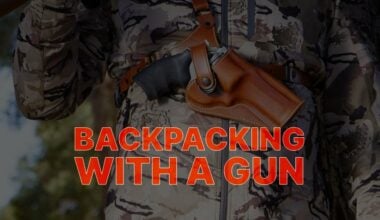 backpacking with a gun
