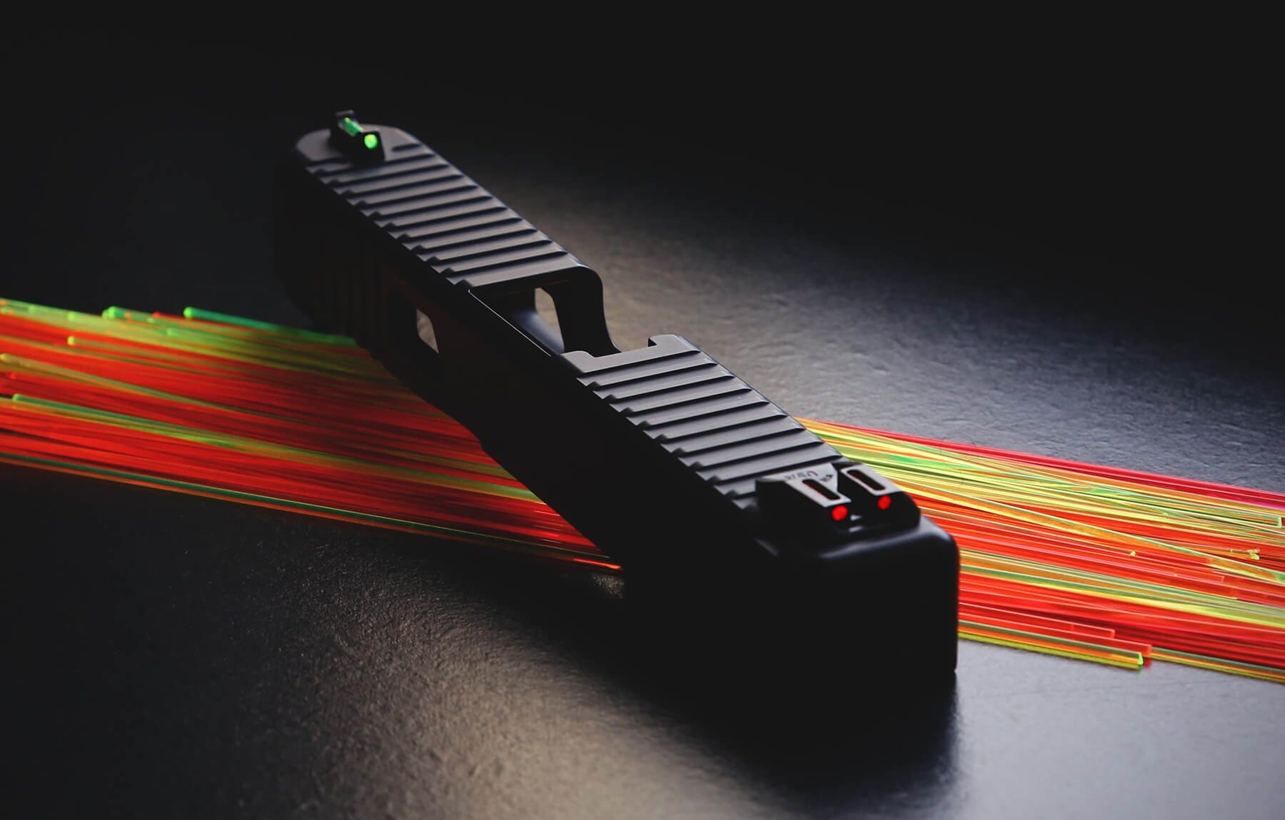 williams firesights on a pistol slide