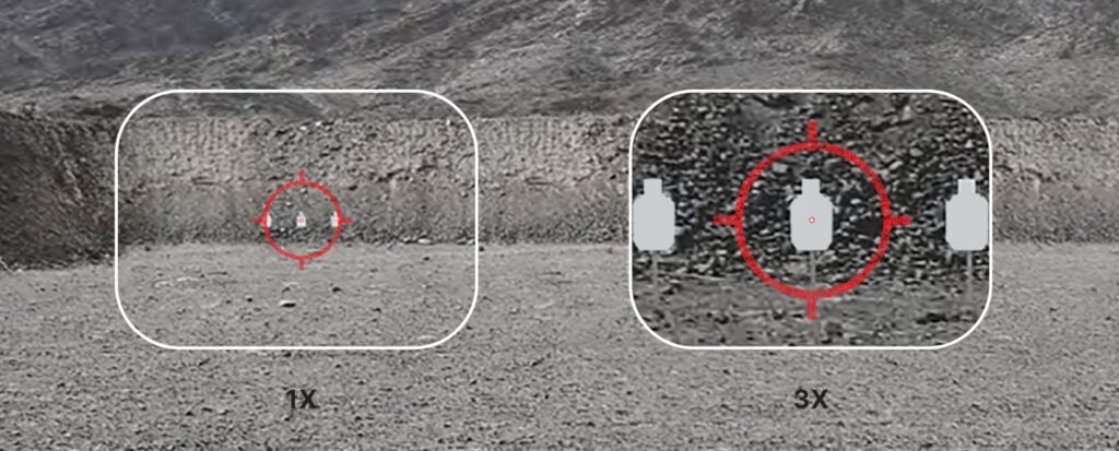 eotech magnifier x3 power on target