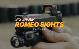 sig romeo pistol optics overview